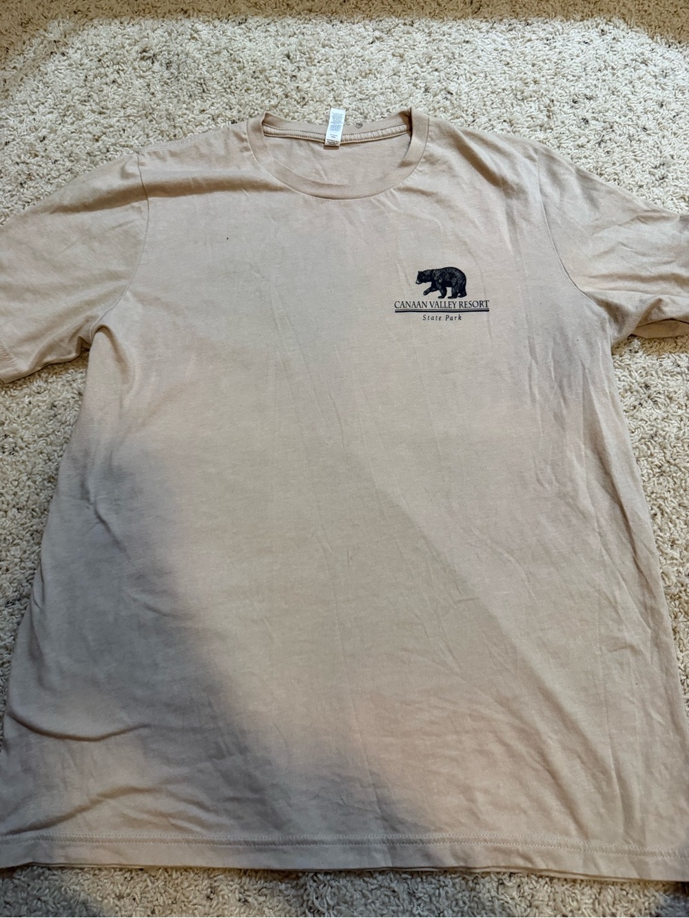Men's Tan Logo T-Shirt